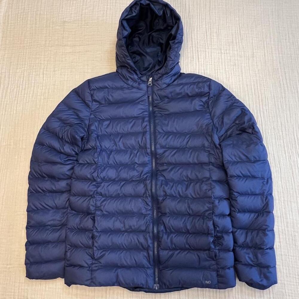Lands' End kids down hooded packable jacket